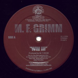 M.F. Grimm ‎– WW III / Scars & Memories